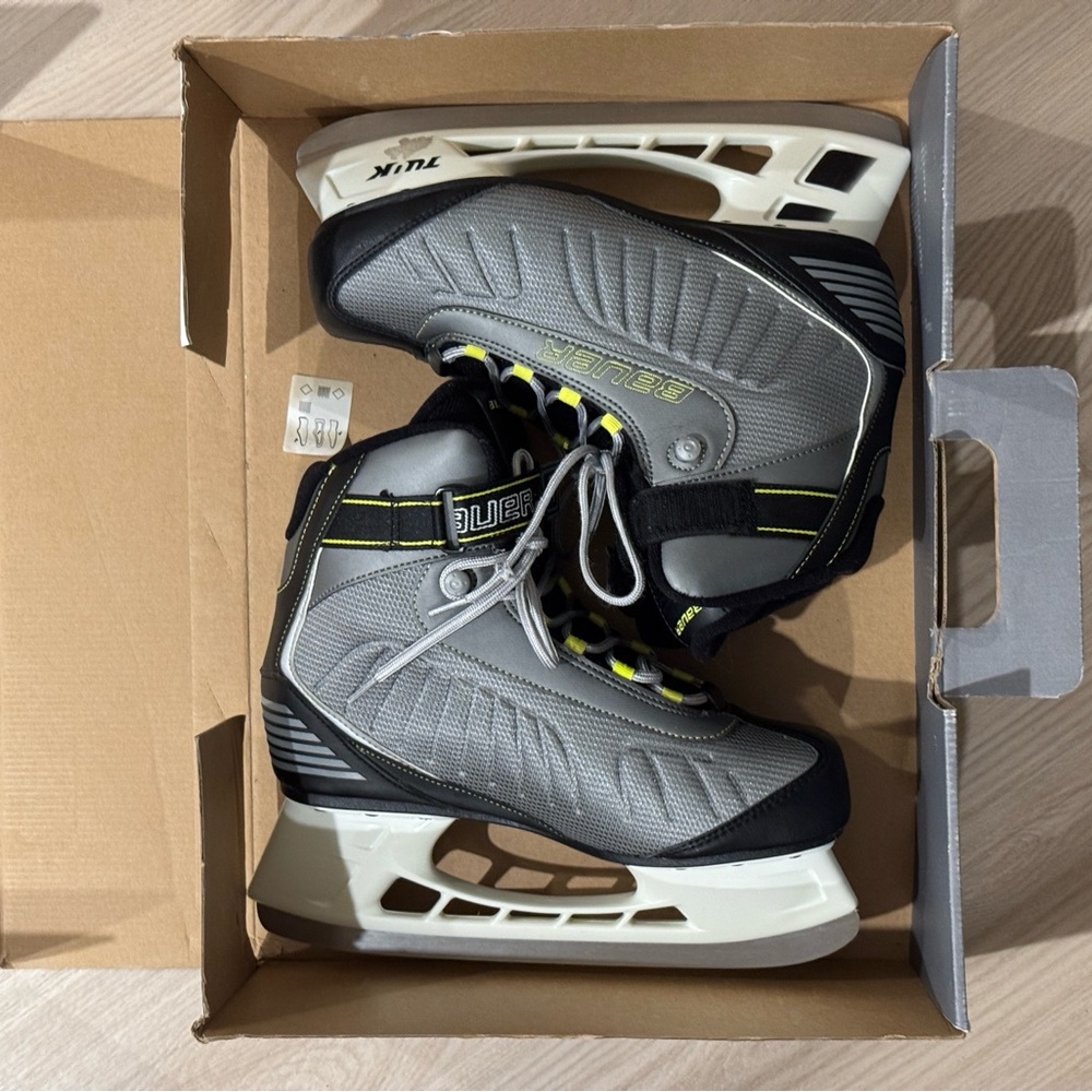 Bauer Black and Gray Men's Hockey Skates